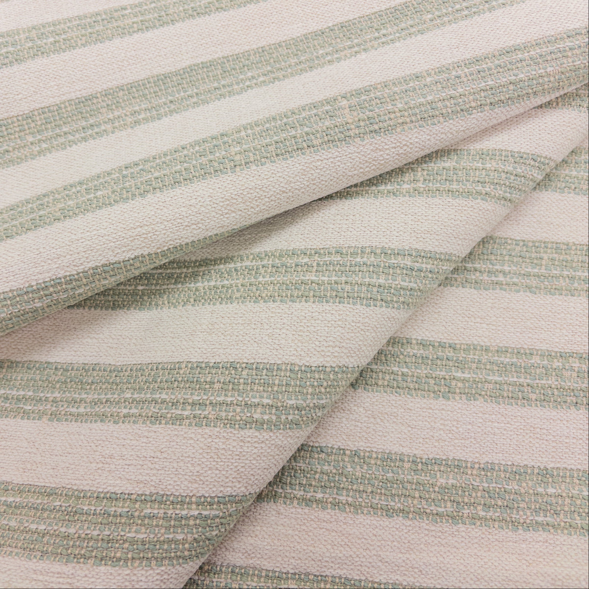 Kinsley Stripe Upholstery Fabric, Mint
