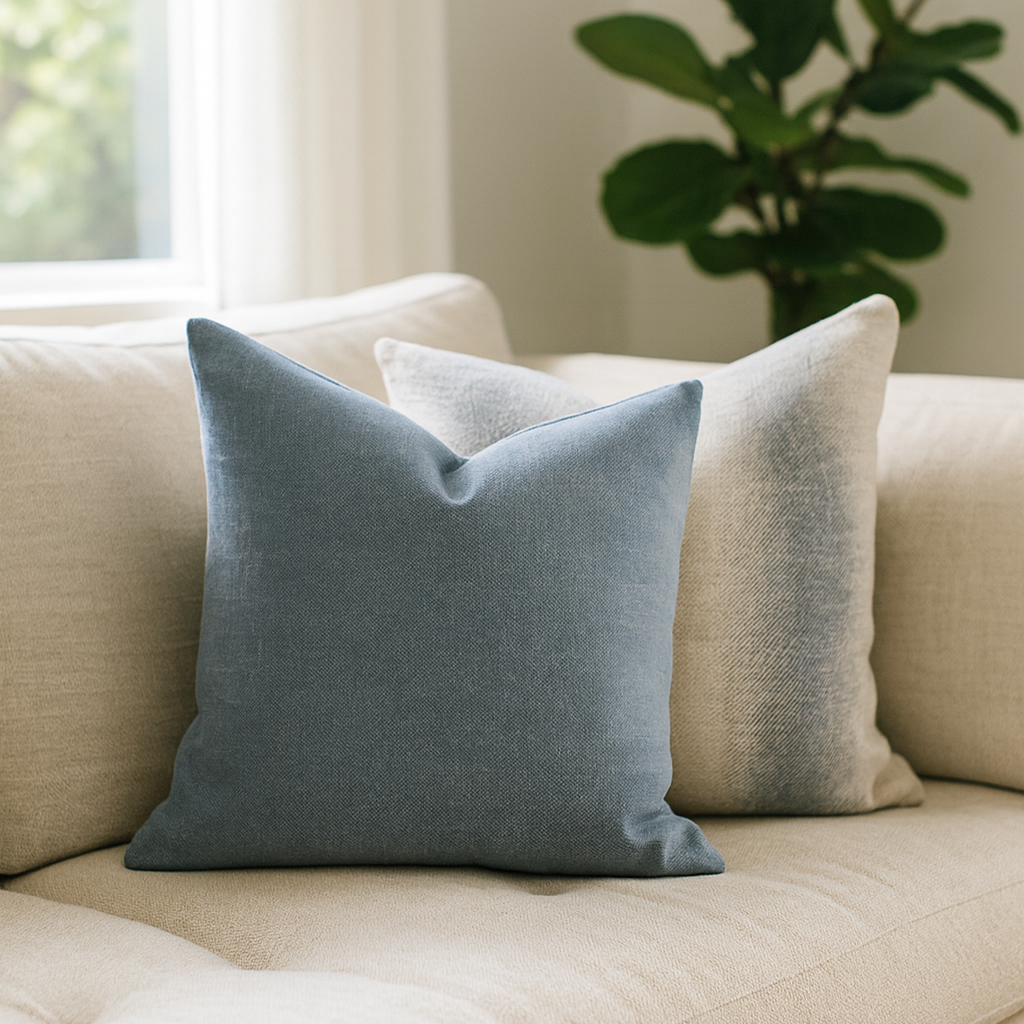 Skylar Pillow Cover, Mineral HomeStyle Fabrics & Furnishings
