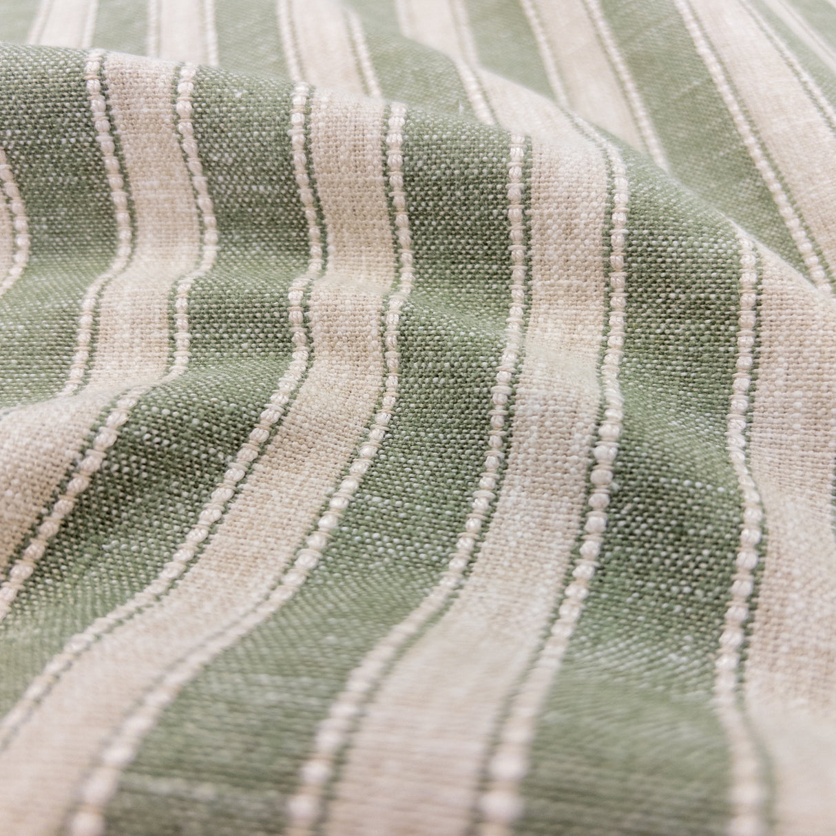 Marla Stripe Fabric, Avocado