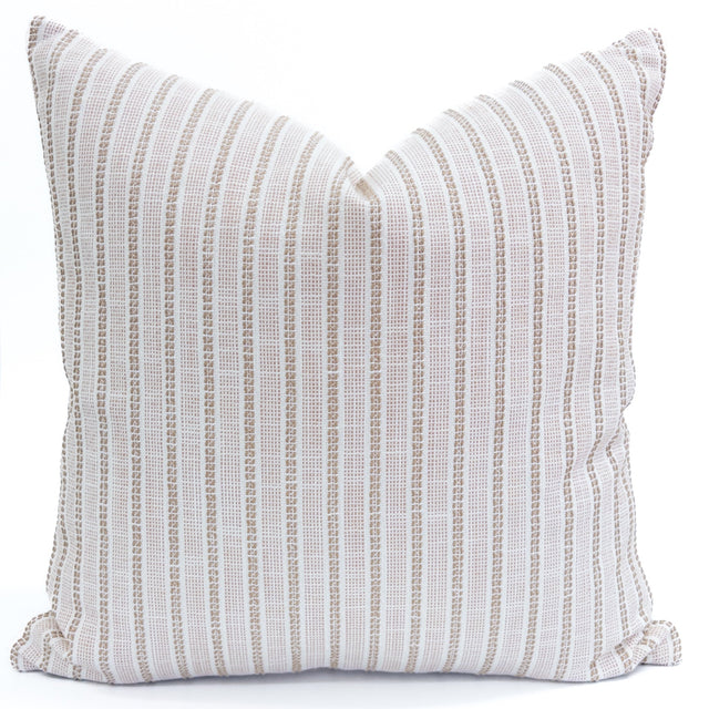 Sailor Stripe Pillow Cover, Clay HomeStyle Fabrics & Furnishings