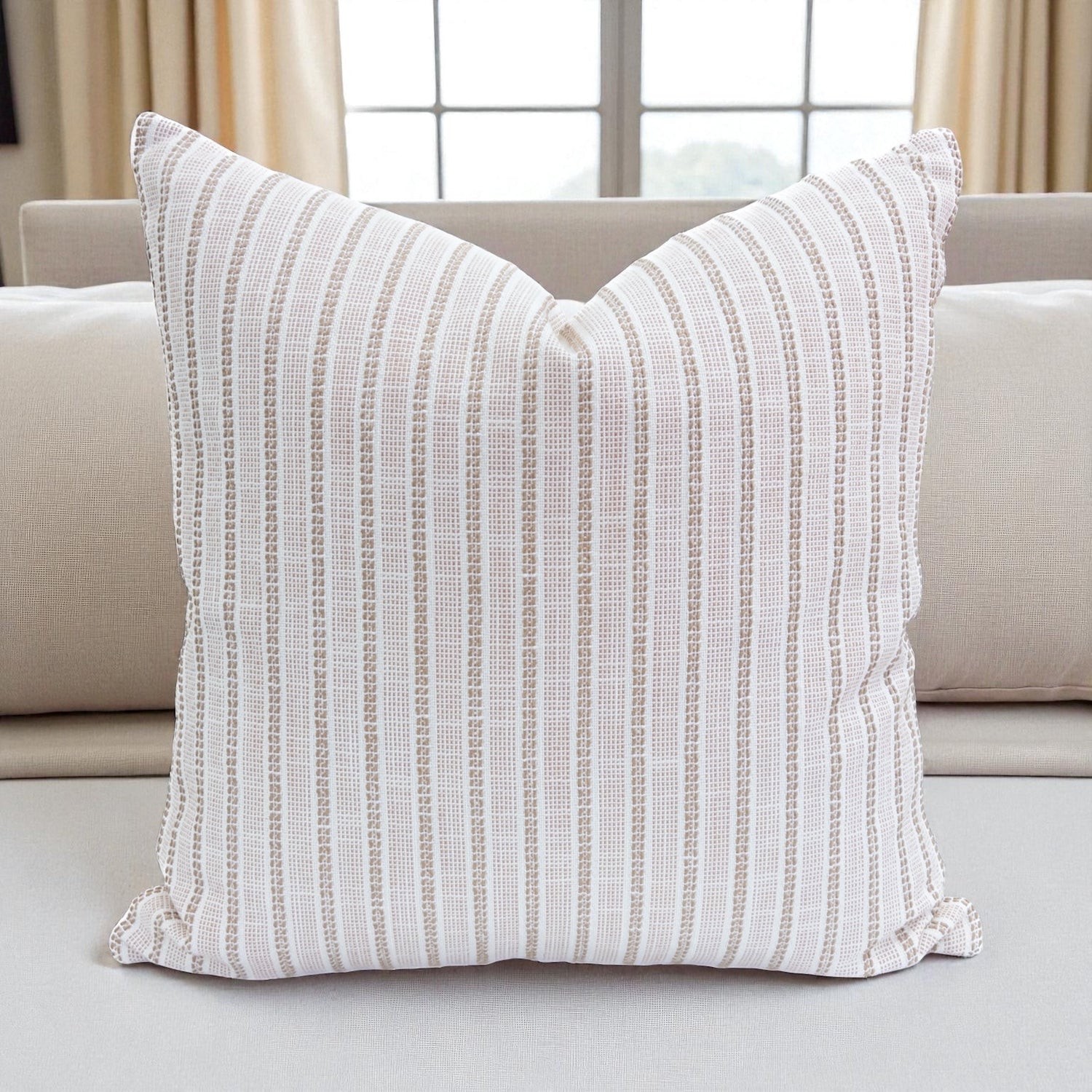 Sailor Stripe Pillow Cover, Clay HomeStyle Fabrics & Furnishings