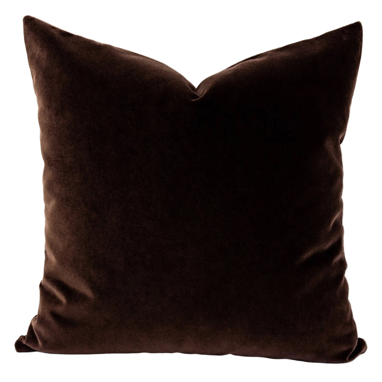 Bexley Velvet Pillow Cover, Coffee