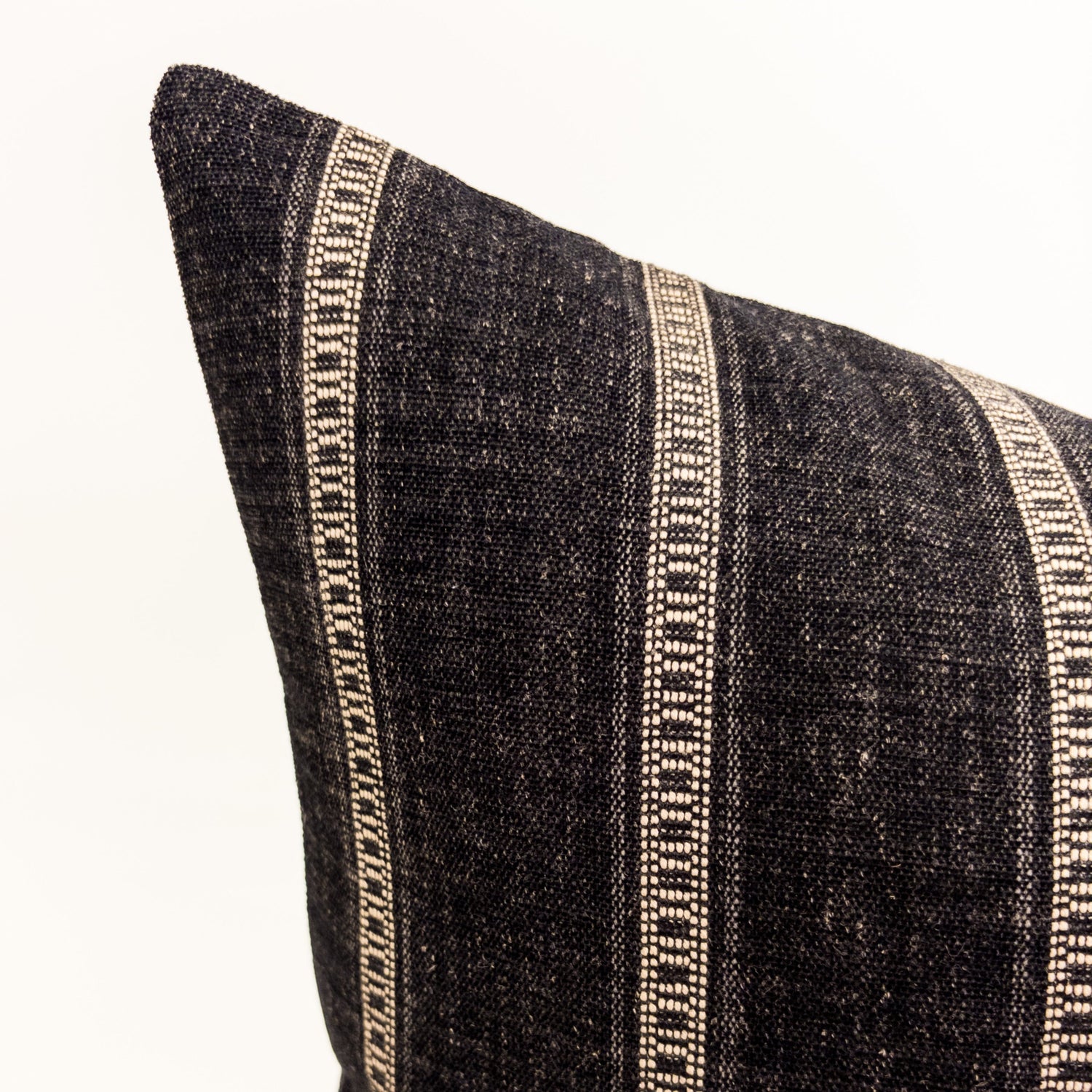 Remi Stripe Pillow, Onyx HomeStyle Fabrics & Furnishings