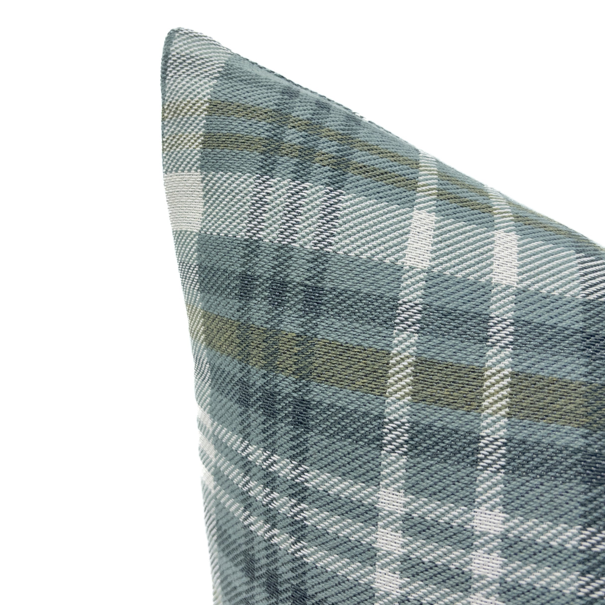 Hudson Plaid Pillow Cover, River