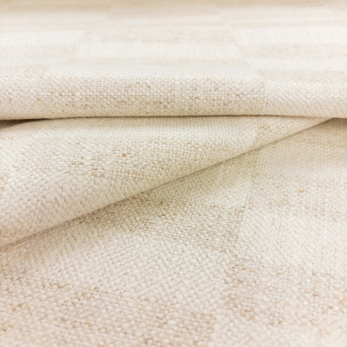 Sora Plaid Fabric, Flax HomeStyle Fabrics