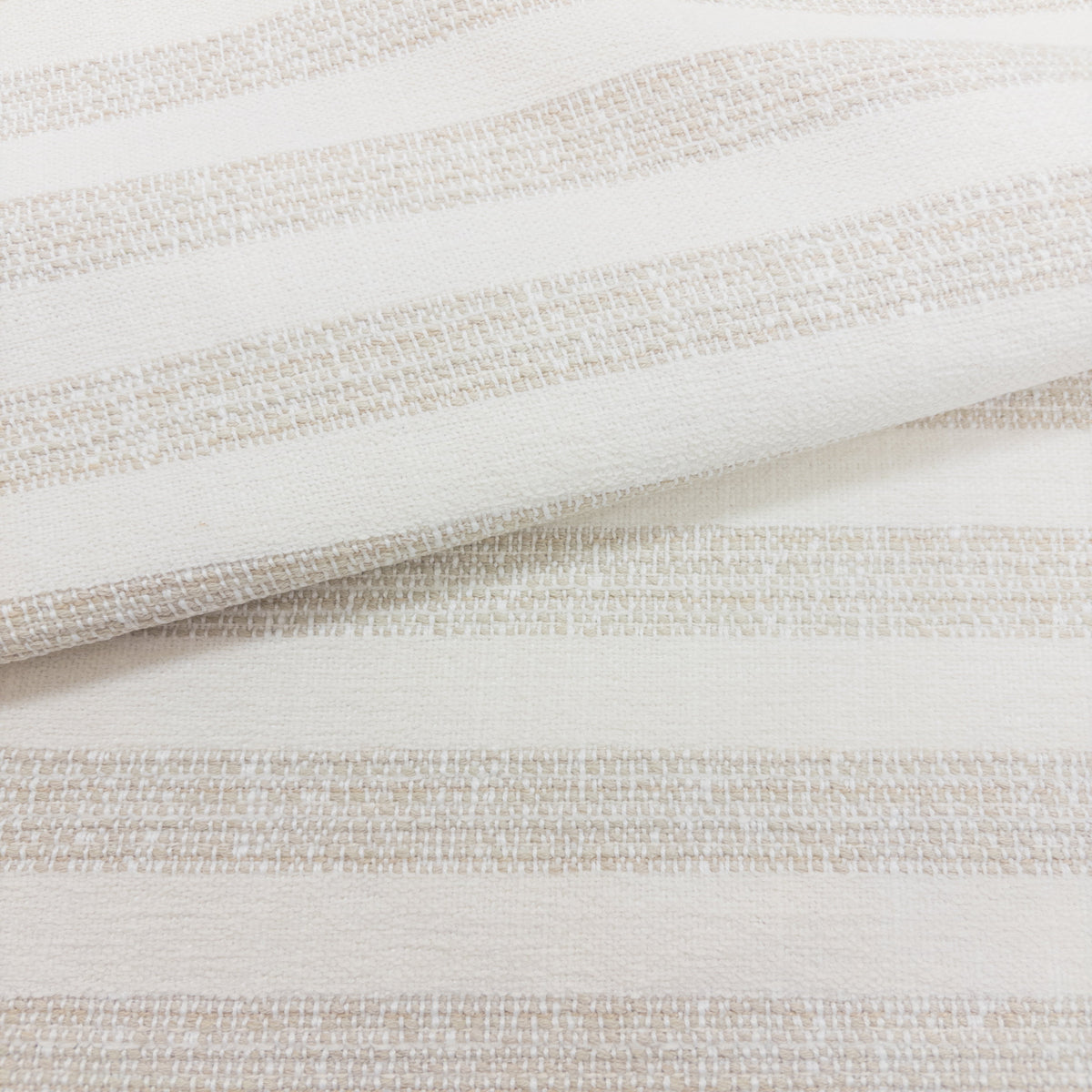 Kinsley Stripe Upholstery Fabric, Twine