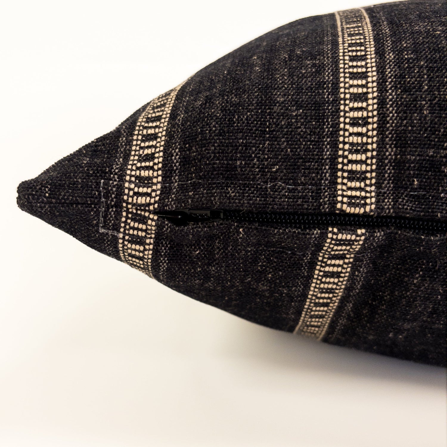 Remi Stripe Pillow, Onyx HomeStyle Fabrics & Furnishings