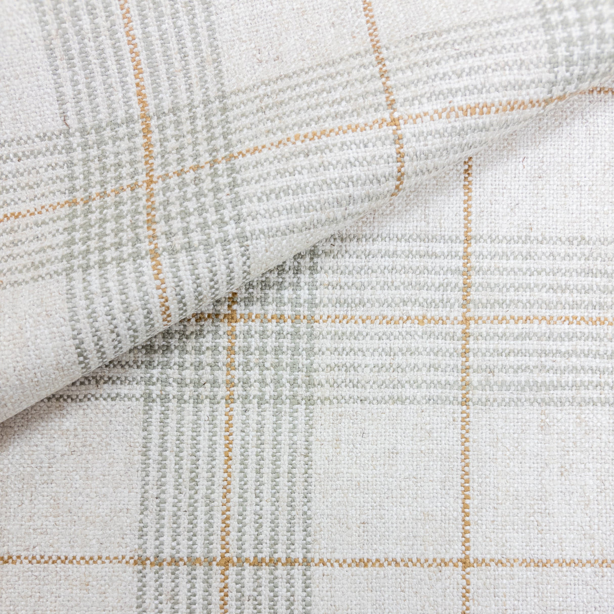 Daine Plaid Upholstery Fabric, Jade - HomeStyle Fabrics