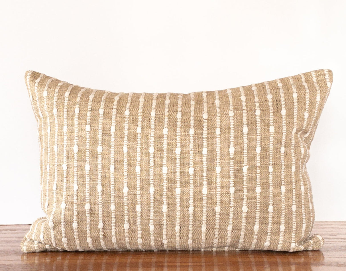 Dalia Stripe 12x18 Pillow Cover, Harvest - *MISFIT* - HomeStyle Fabrics