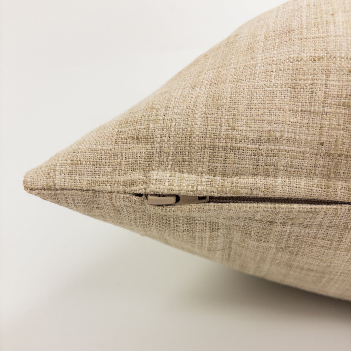 Finley Textured 20x20 Throw Pillow, Oatmeal *MISFIT* - HomeStyle Fabrics