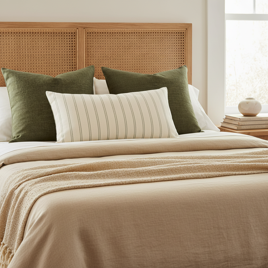 Hollyn x Pierson Olive - Coastal Bedroom
