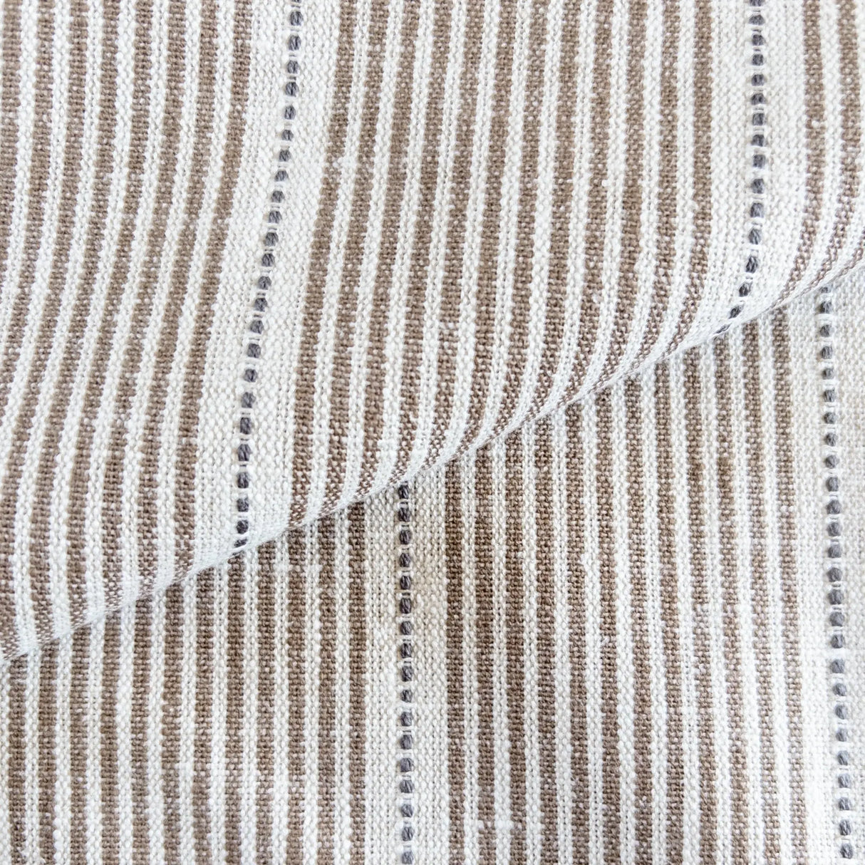 Isla Stripe Fabric, Butterscotch - HomeStyle Fabrics