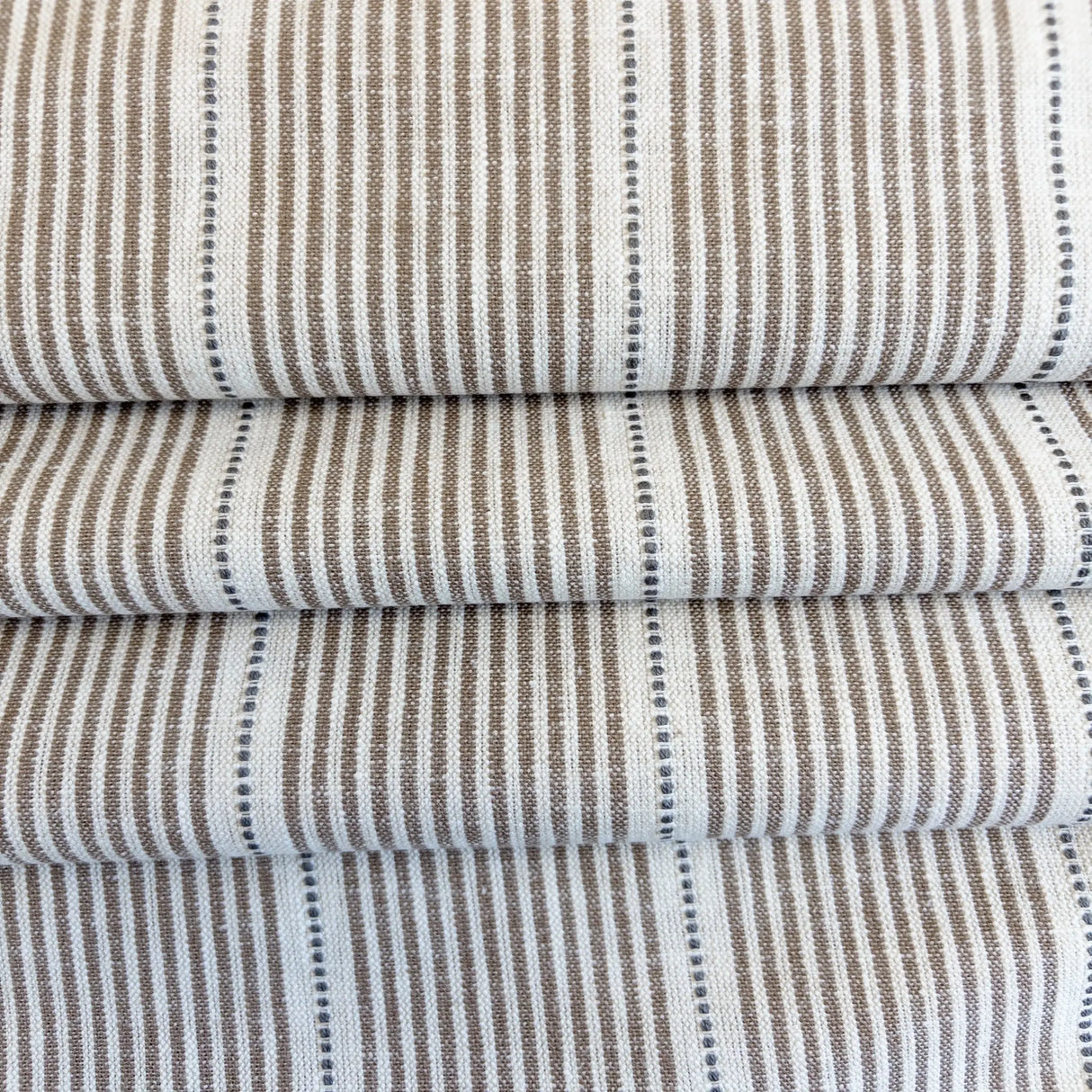 Isla Stripe Fabric, Butterscotch - HomeStyle Fabrics