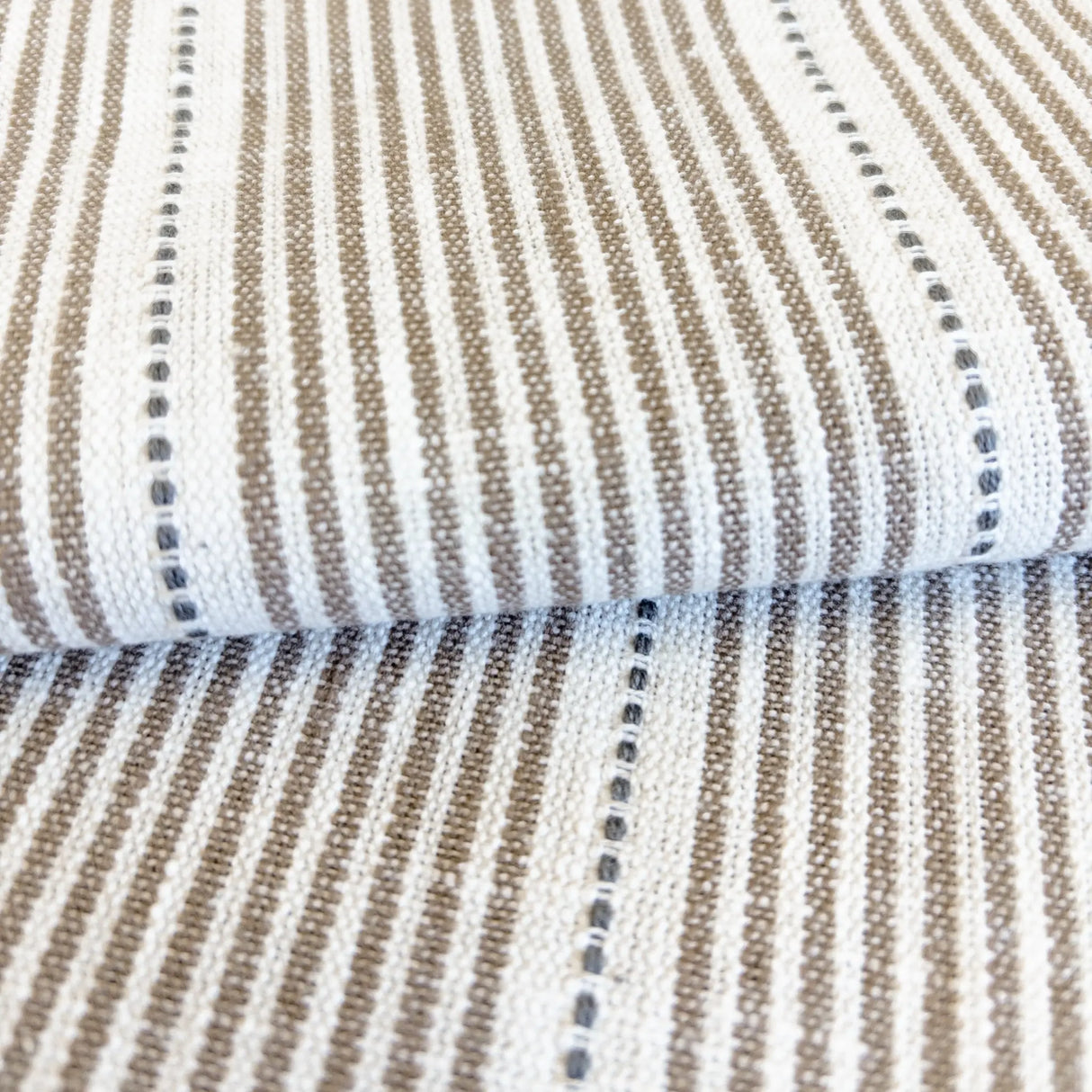 Isla Stripe Fabric, Butterscotch - HomeStyle Fabrics