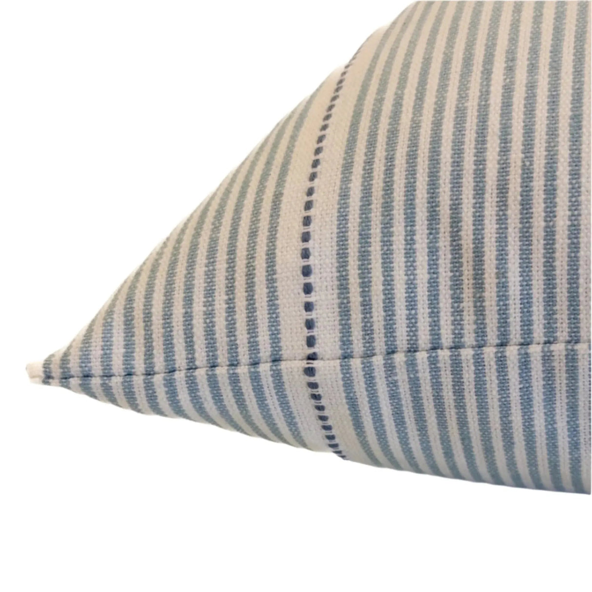 Isla Stripe Throw Pillow, Coneflower Blue - HomeStyle Fabrics