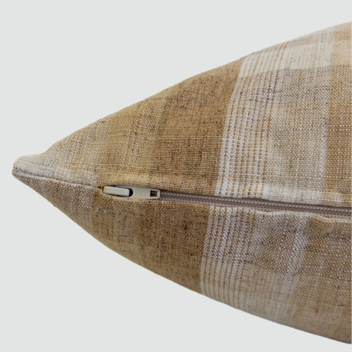 Jasper Plaid Pillow Cover, Caramel - HomeStyle Fabrics