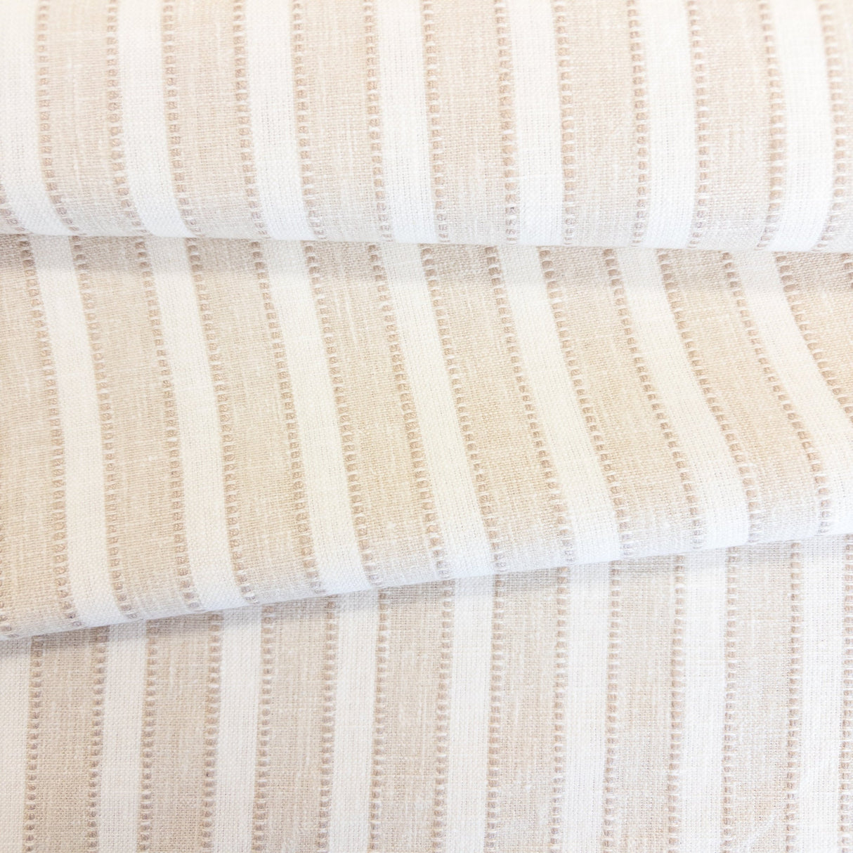 Marla Stripe Fabric, Sandbar - HomeStyle Fabrics