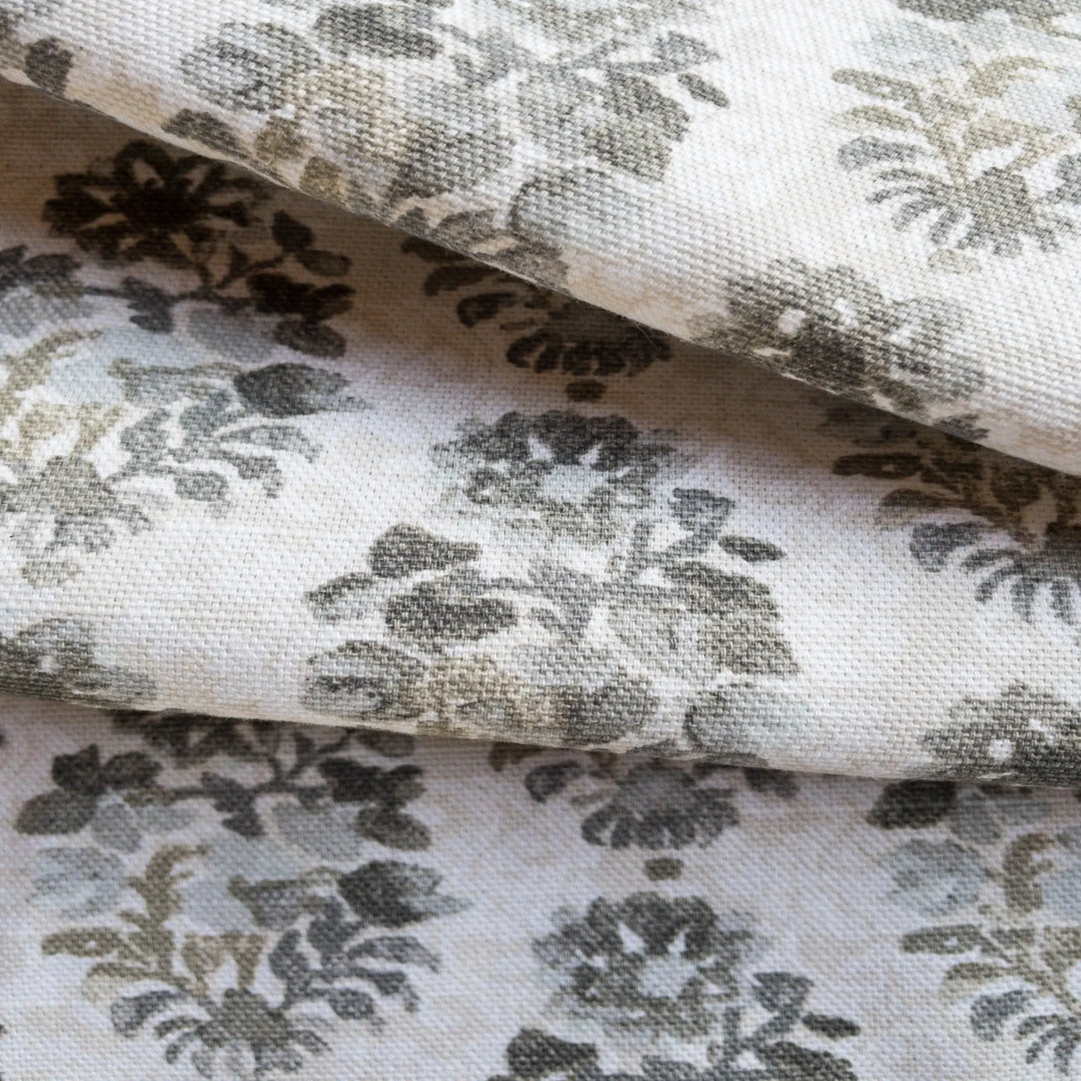 Oriana Floral Print Fabric, Shadow - HomeStyle Fabrics