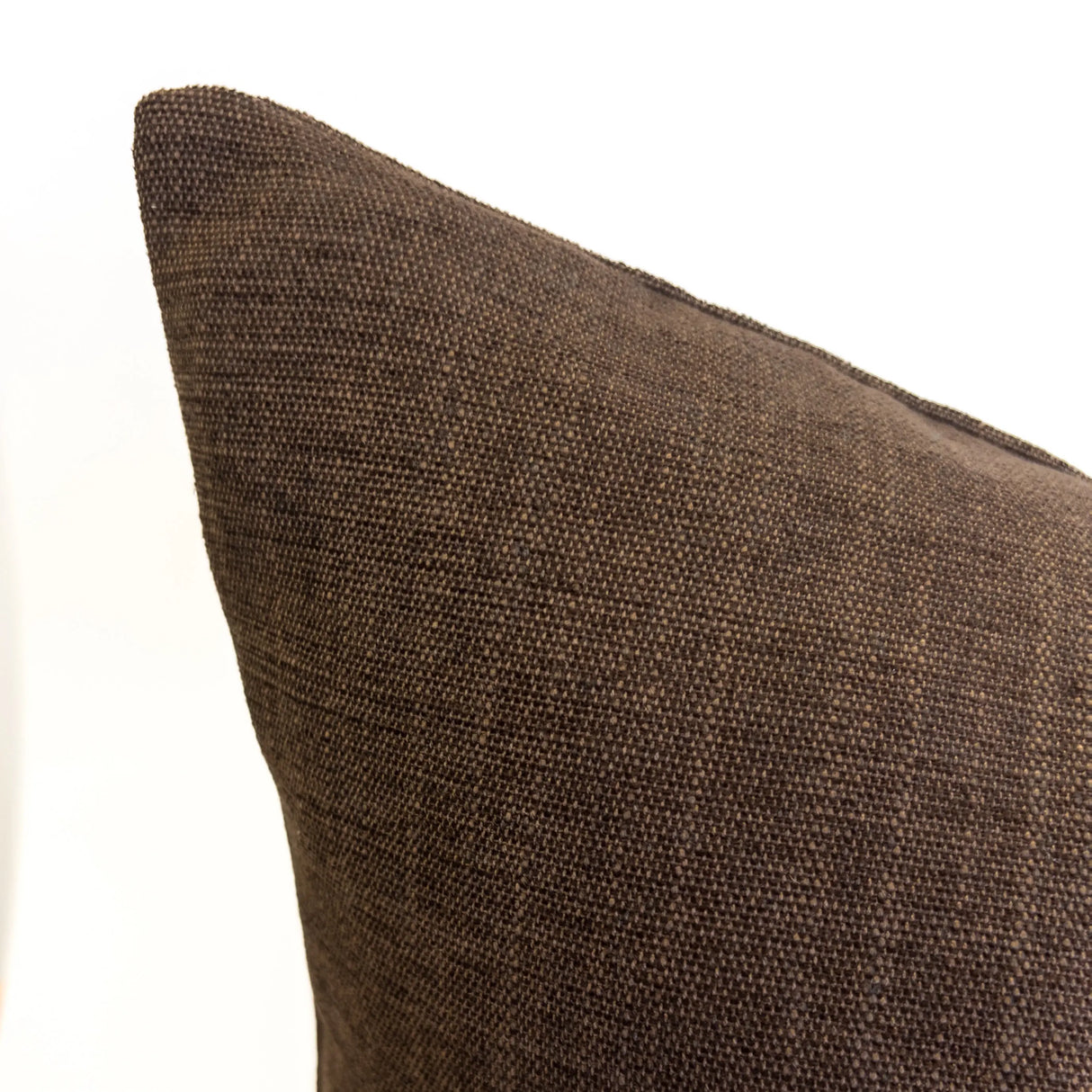 Piper Pillow Cover, Coffee - HomeStyle Fabrics