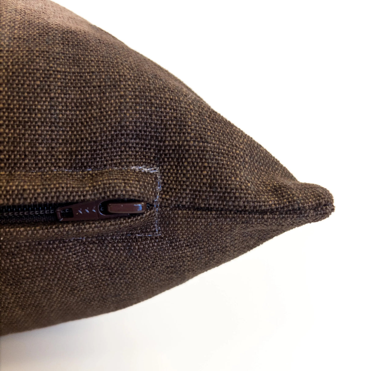 Piper Pillow Cover, Coffee - HomeStyle Fabrics