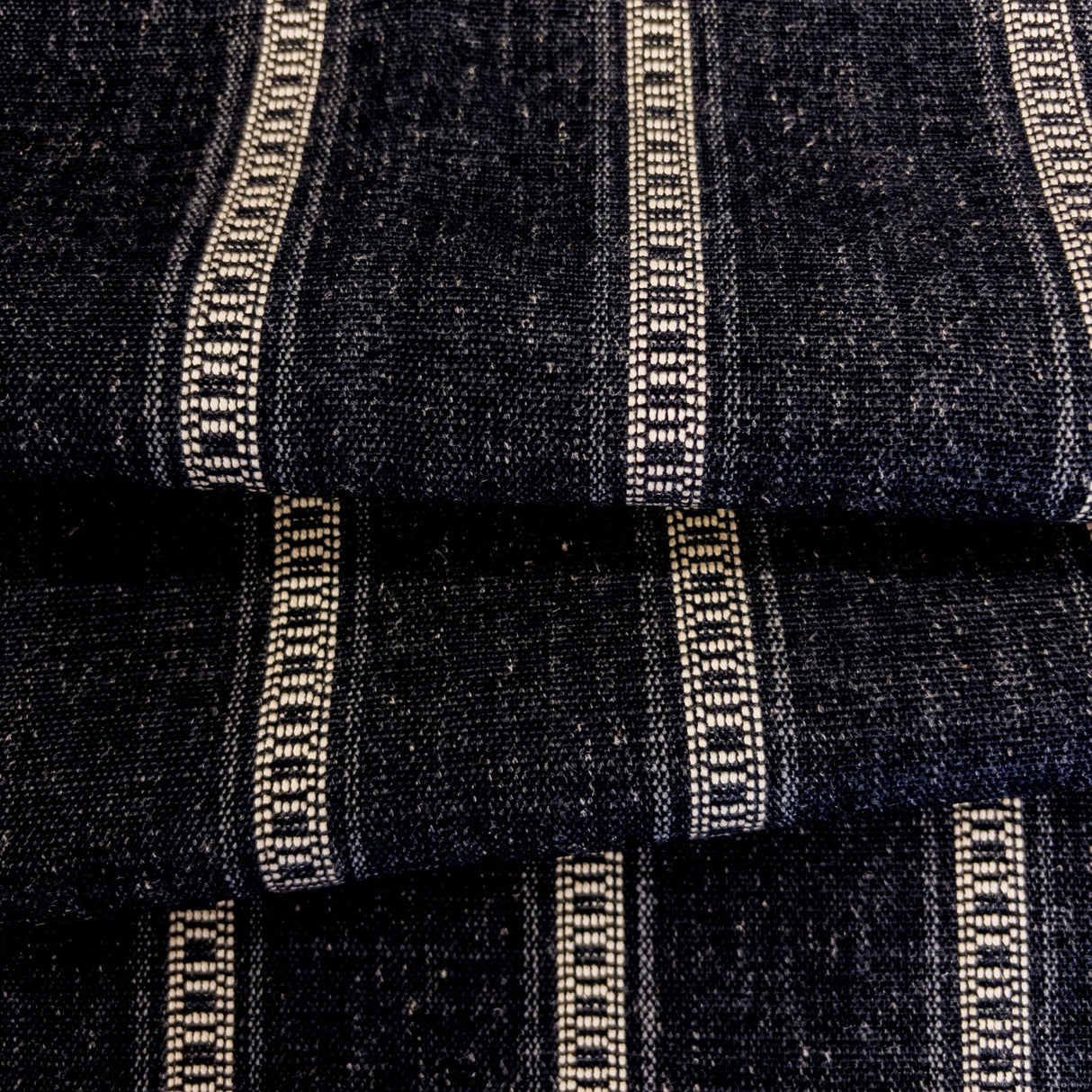 Remi Stripe Fabric, Onyx - HomeStyle Fabrics