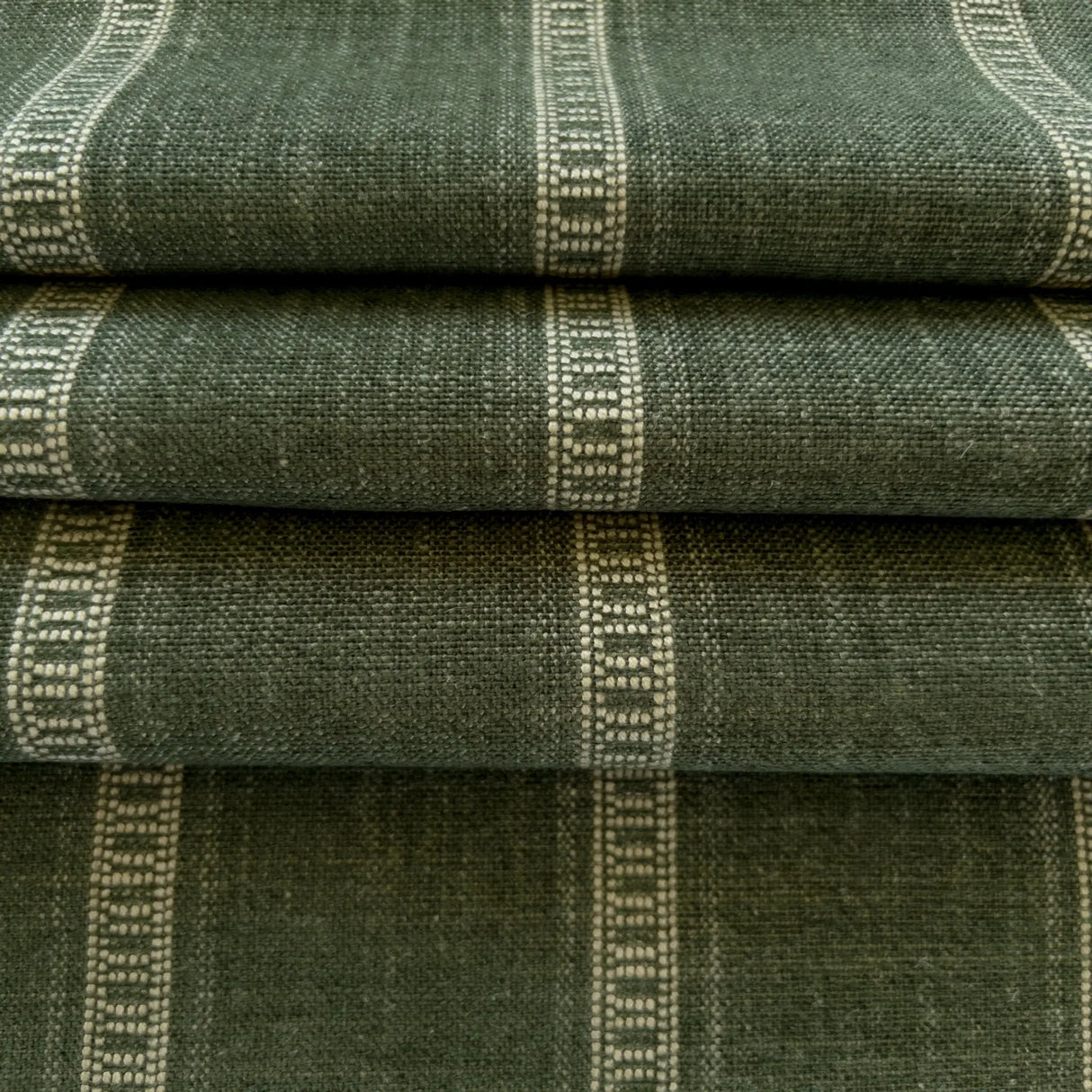 Remi Striped Fabric, Olive - HomeStyle Fabrics
