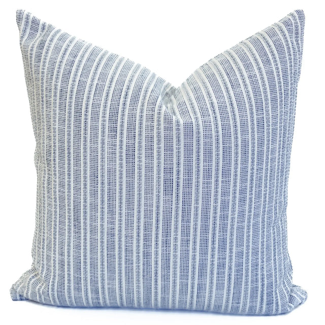 Sailor Stripe Pillow Cover, Chambray - HomeStyle Fabrics