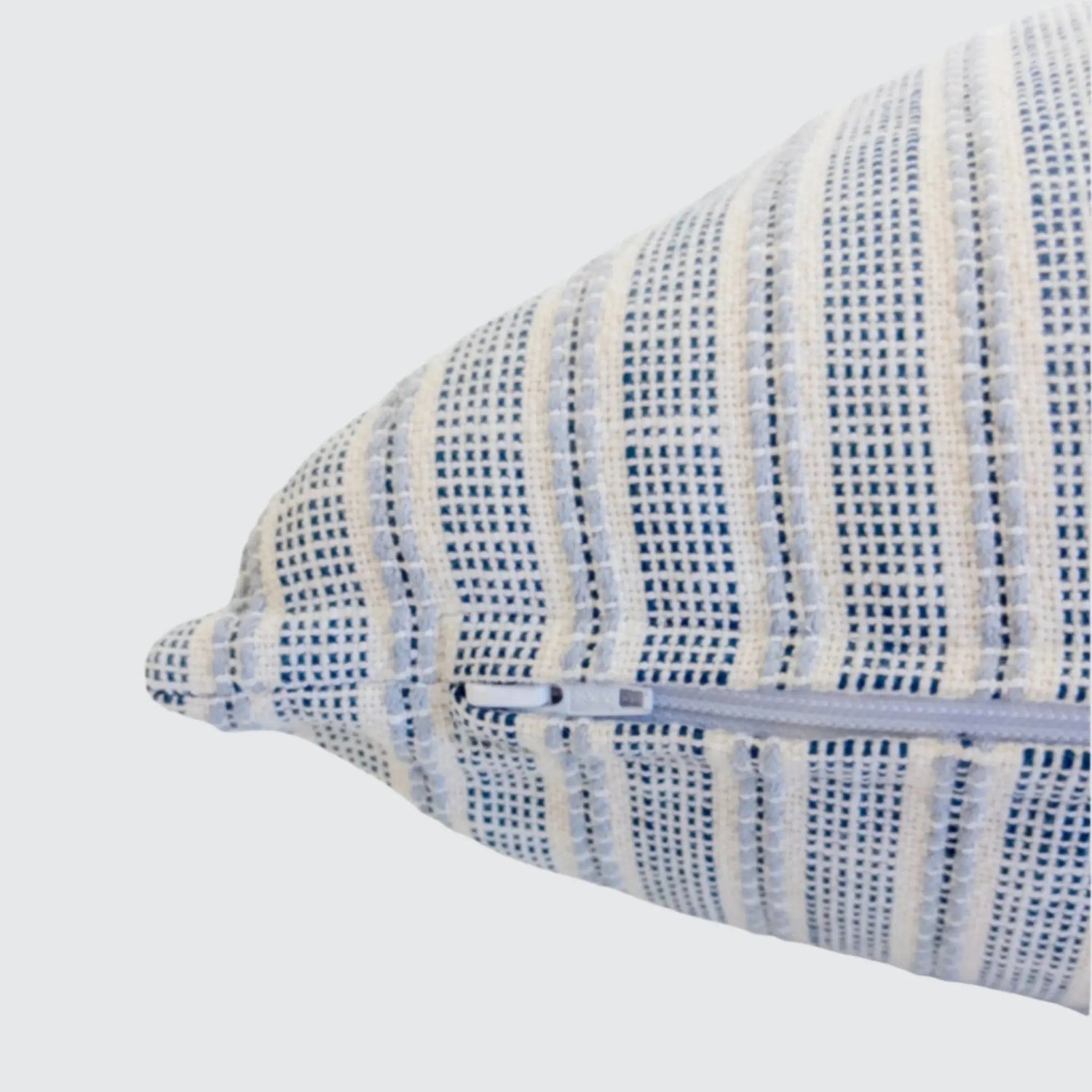 Sailor Stripe Pillow Cover, Chambray - HomeStyle Fabrics