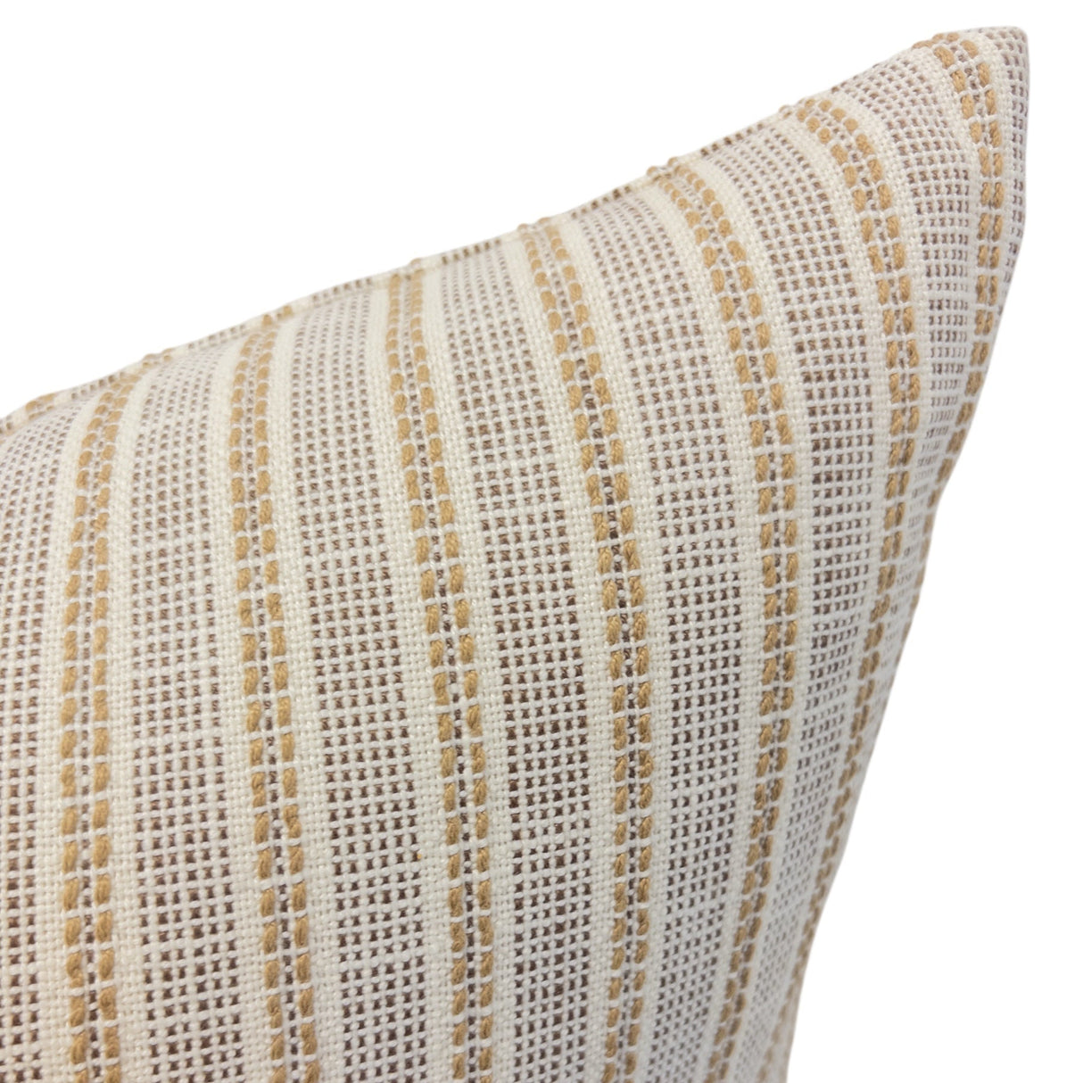 Sailor Stripe Pillow Cover, Sisal - HomeStyle Fabrics