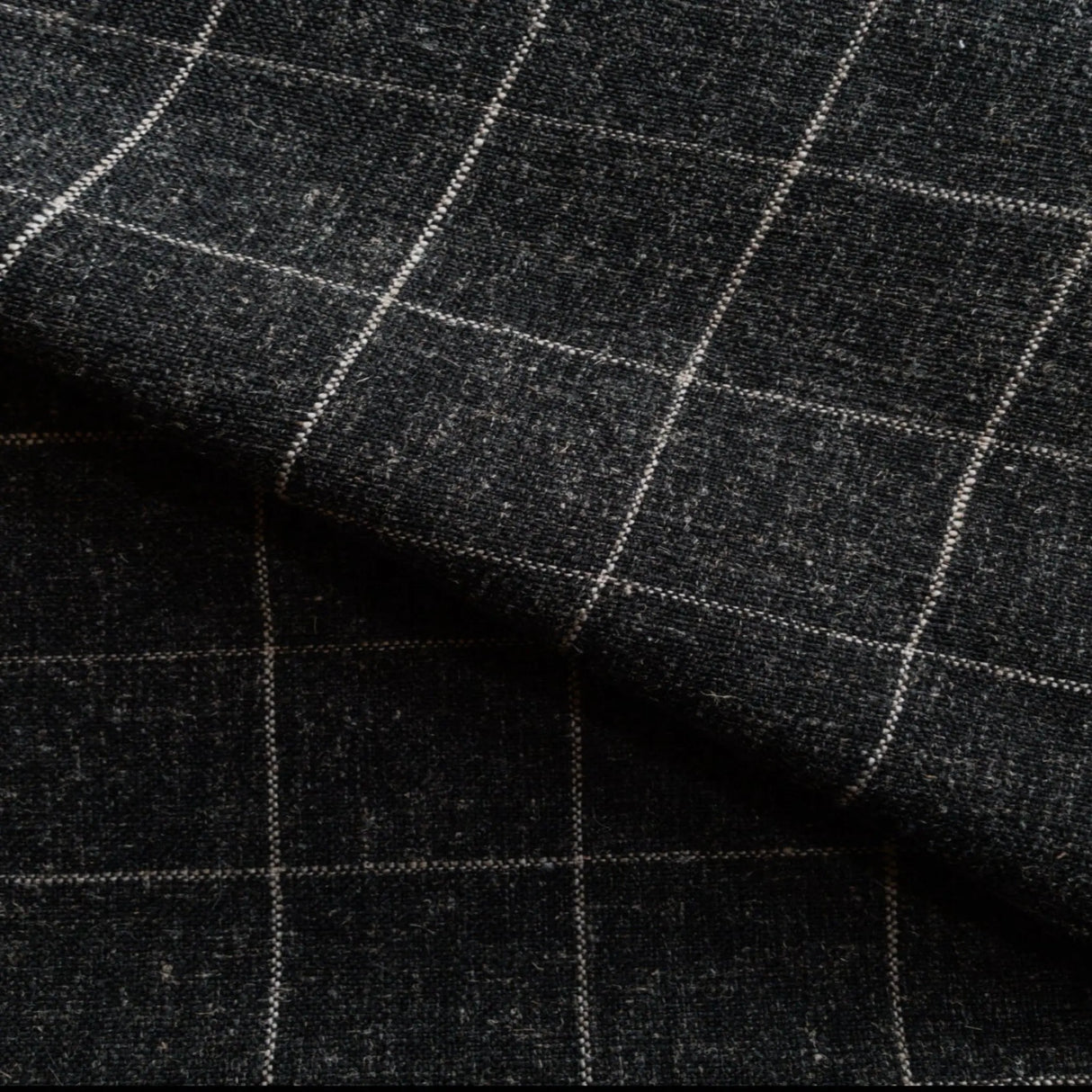 Camden Check Fabric, Sable - HomeStyle Fabrics