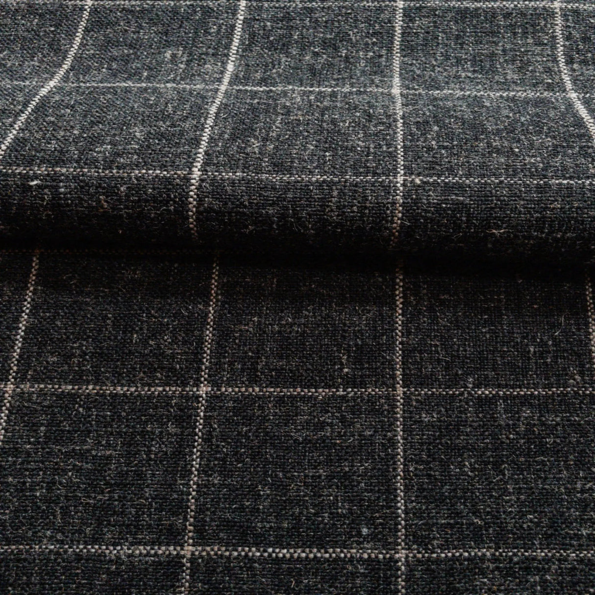 Camden Plaid Fabric, Sable - HomeStyle Fabrics