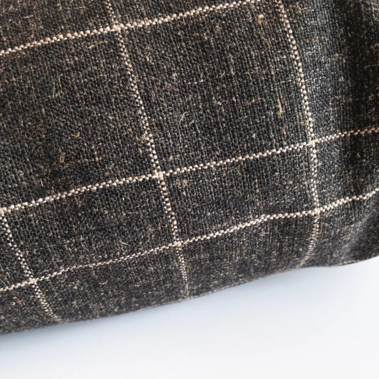 Camden Plaid Woven Pillow Cover, Sable - HomeStyle Fabrics