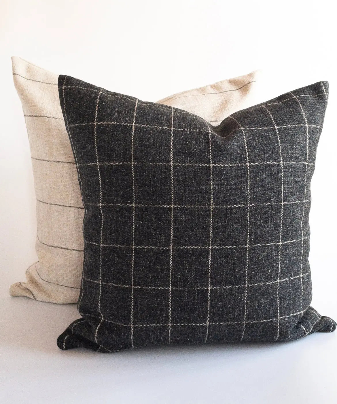 Camden Plaid Woven Pillow Cover, Sable - HomeStyle Fabrics