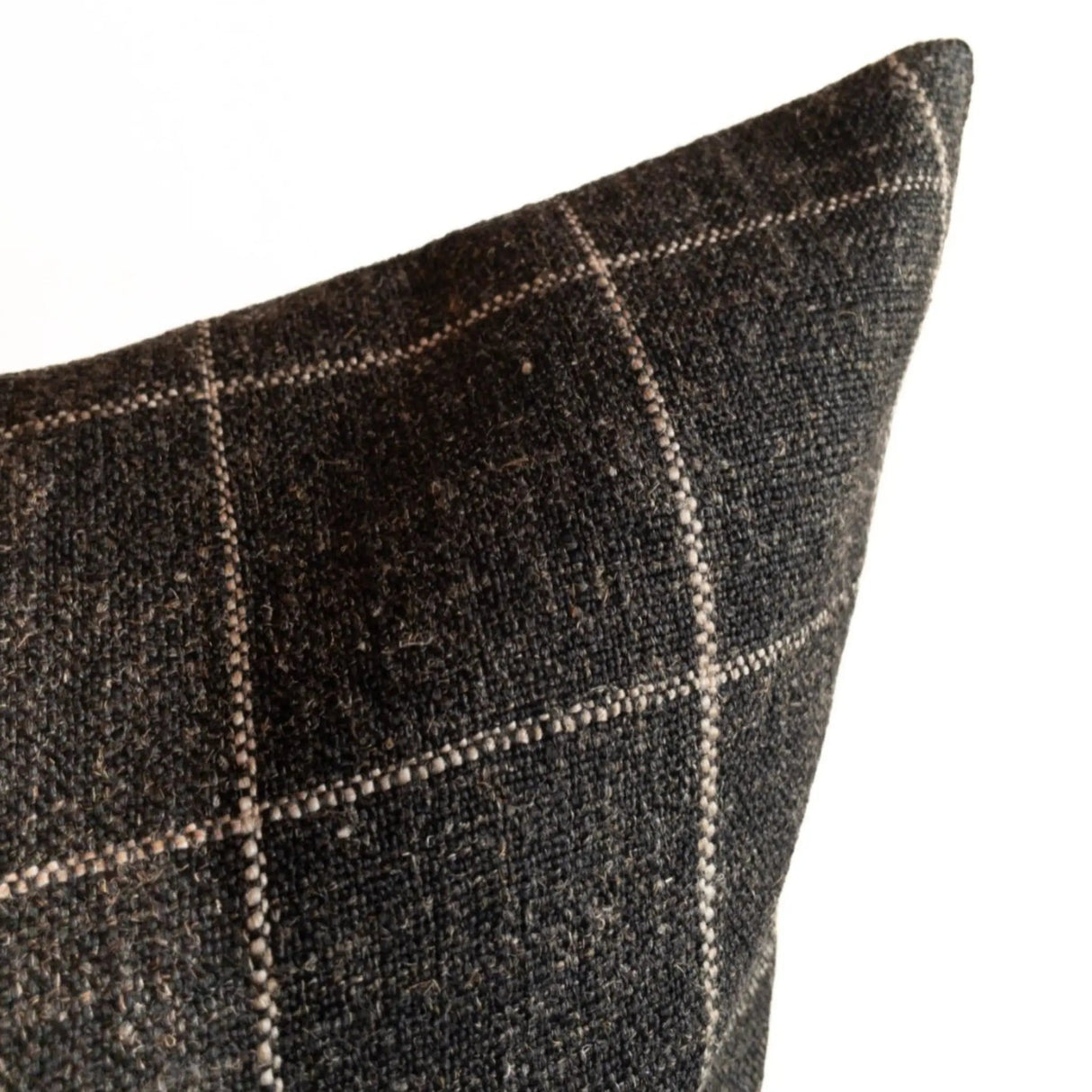 Camden Plaid Woven Pillow Cover, Sable - HomeStyle Fabrics