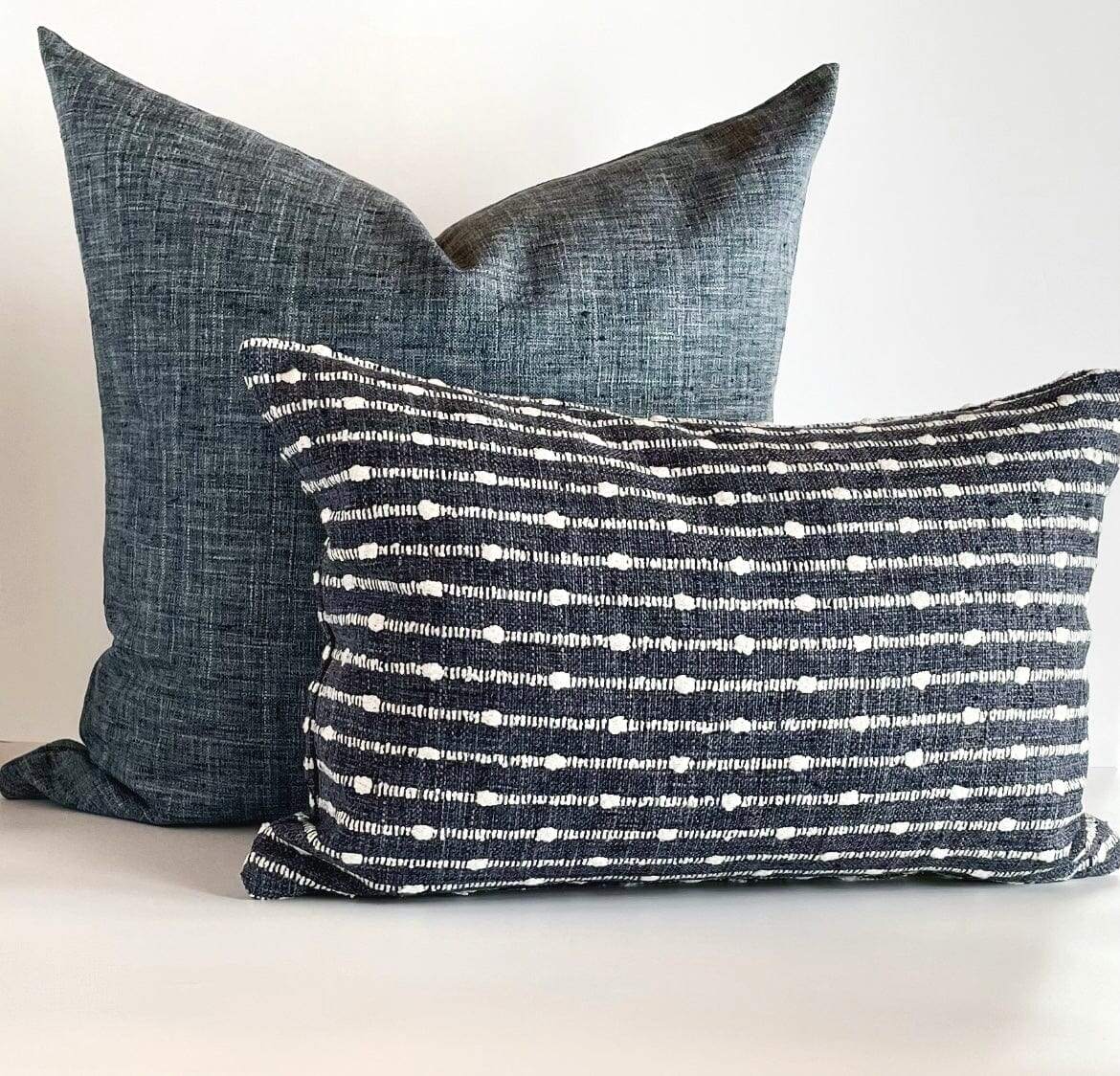 Finley 20x20 Pillow Cover, Denim Blue *MISFIT* - HomeStyle Fabrics