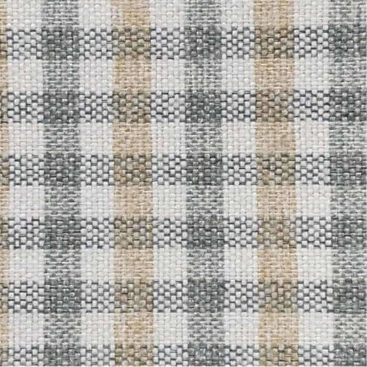 Hailee Gingham Check Fabric, Spa - HomeStyle Fabrics