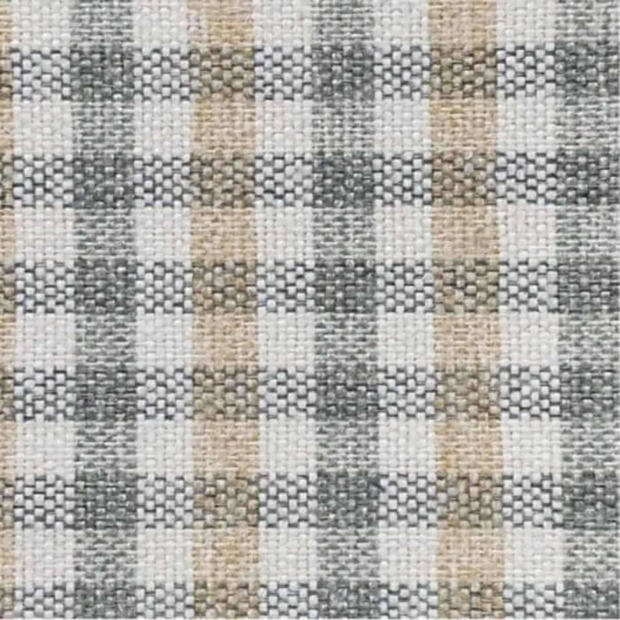 Hailee Gingham Check Fabric, Spa - HomeStyle Fabrics