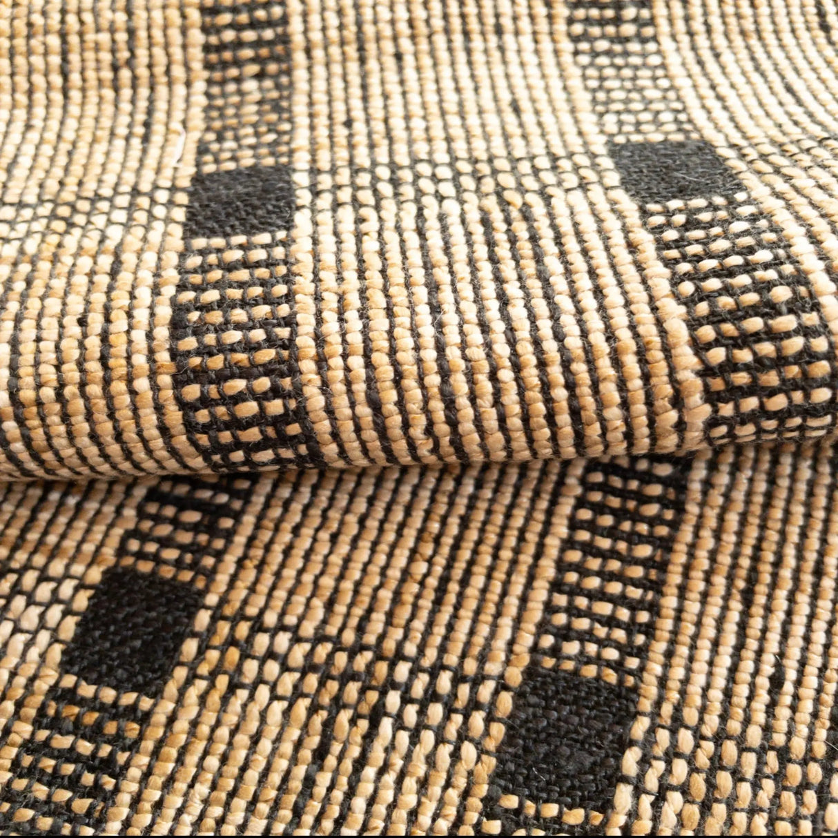 Taron Check Fabric, Walnut - HomeStyle Fabrics