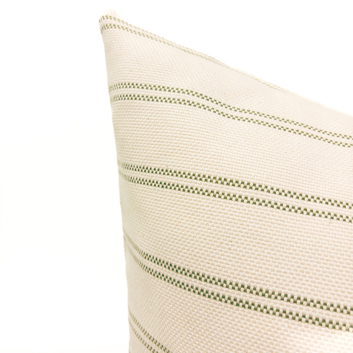 Hollyn Stripe Pillow Cover, Moss