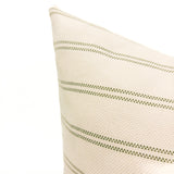 Hollyn Stripe Pillow Cover, Moss