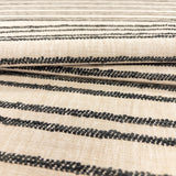 Sienna Stripe Fabric, Newsprint