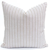 Sailor Stripe Pillow Cover, Clay HomeStyle Fabrics & Furnishings