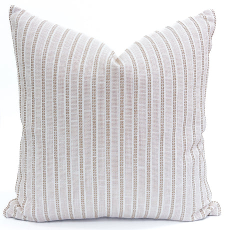 Sailor Stripe Pillow Cover, Clay HomeStyle Fabrics & Furnishings