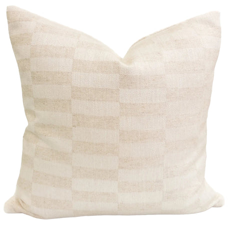 Saro Check Pillow Cover, Linen HomeStyle Fabrics