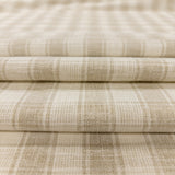 Dunmore Plaid Fabric, Linen