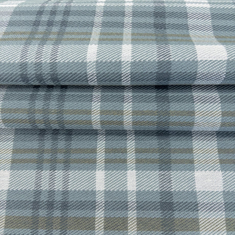 Hudson Plaid Fabric, River
