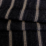 Remi Stripe Fabric, Onyx HomeStyle Fabrics