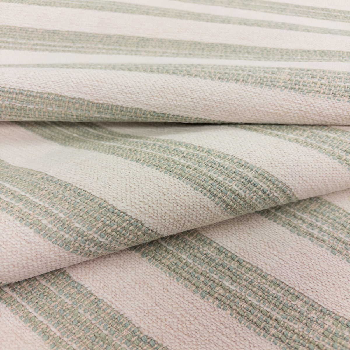 Kinsley Stripe Upholstery Fabric, Mint