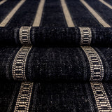 Remi Stripe Pillow, Onyx HomeStyle Fabrics & Furnishings