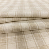 Dunmore Plaid Fabric, Linen